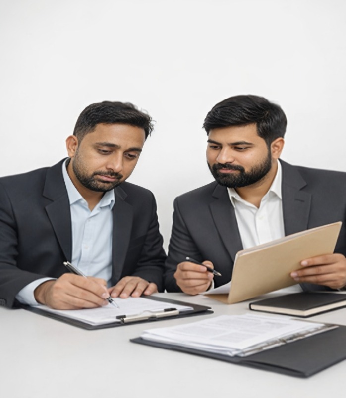 People discussing IT solutions